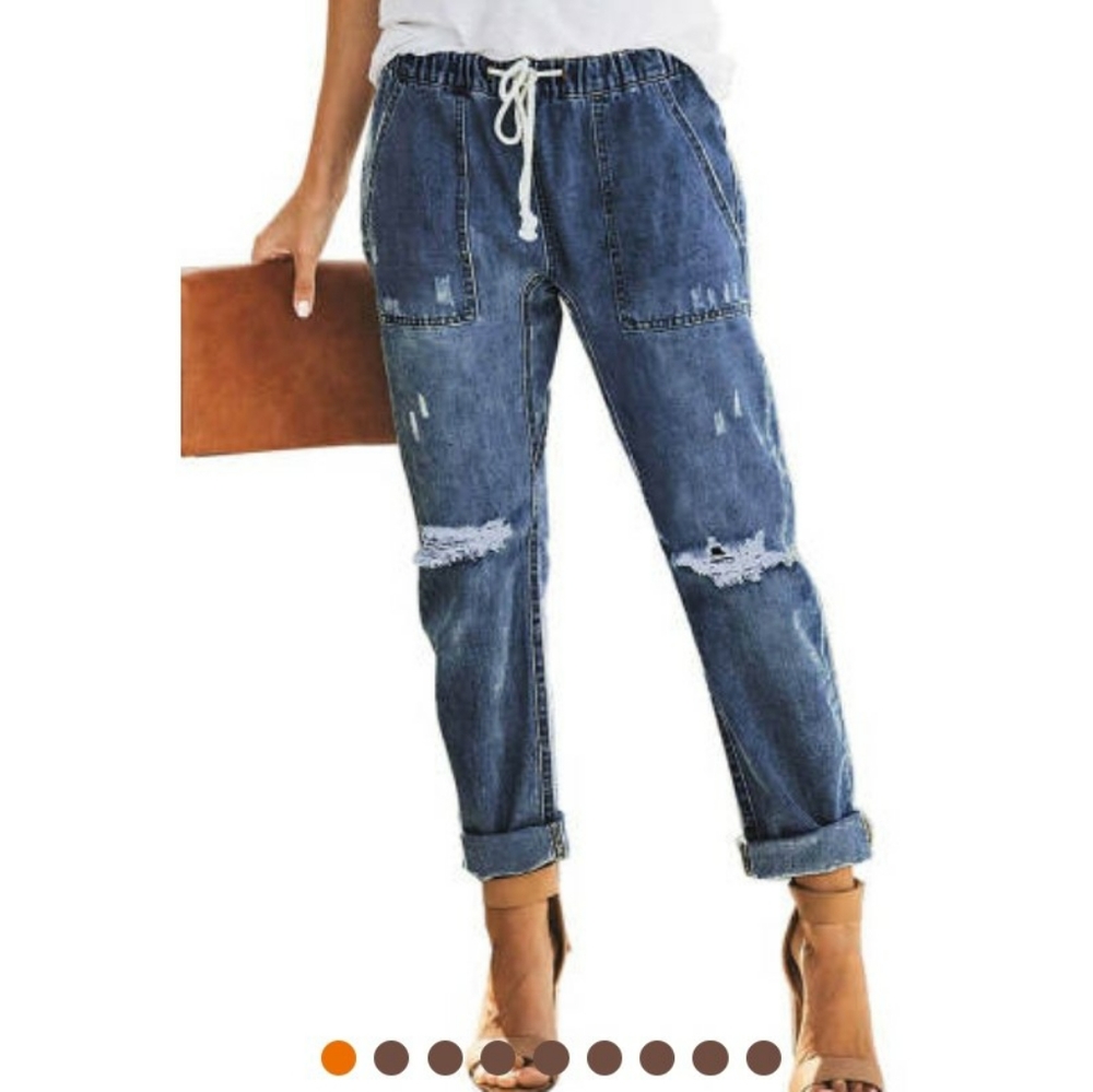 ⚡SALE⚡S-2XL BOYFRIEND VINTAGE DISTRESSED  S-2XL